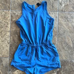 Athleta Girl Blue Romper Size 7